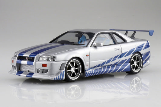 Nissan R34 GTR Model Kit - Fast & Furious
