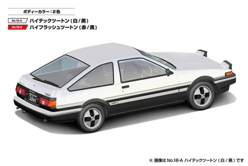 Toyota AE86 Sprinter Trueno Model Kit - (High-Tech Two Tone)