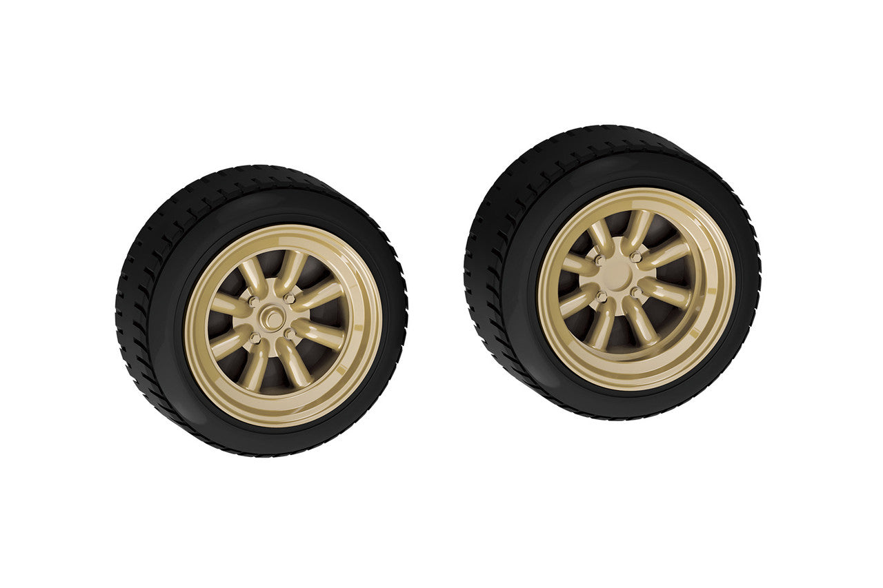 Nissan Skyline 2000 GT-R Custom Wheel Model Kit - Silver