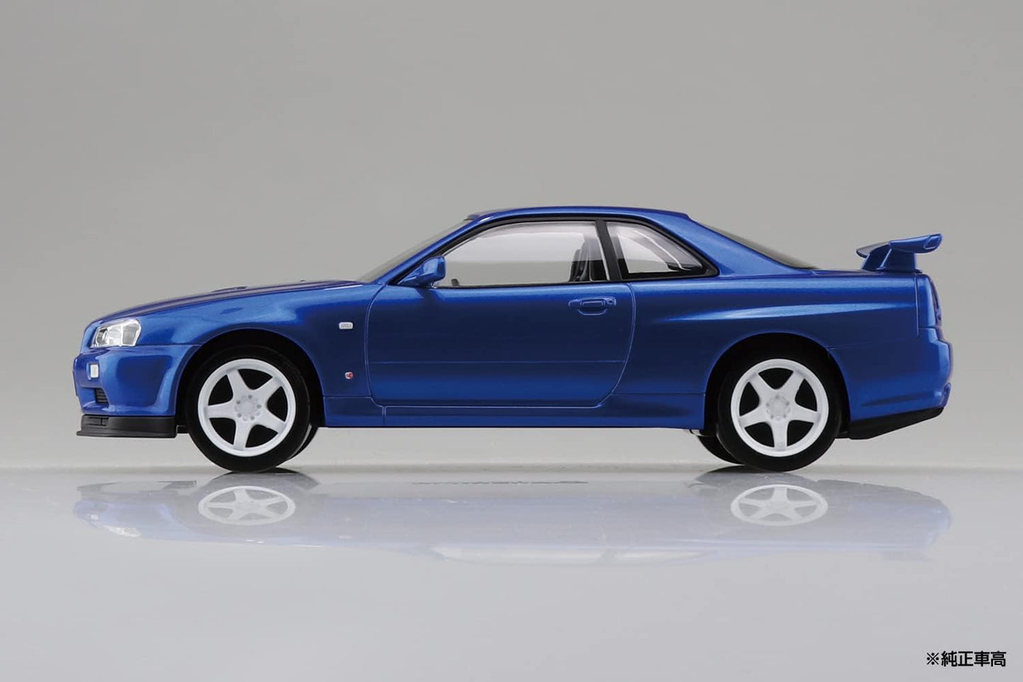 Nissan R34 GT-R Custom Wheel Model Kit - Bayside Blue