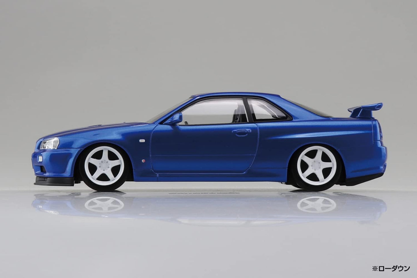 Nissan R34 GT-R Custom Wheel Model Kit - Bayside Blue