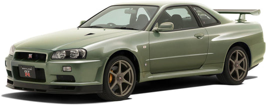 Nissan R34 GT-R Custom Wheel Model Kit - Millenium Jade