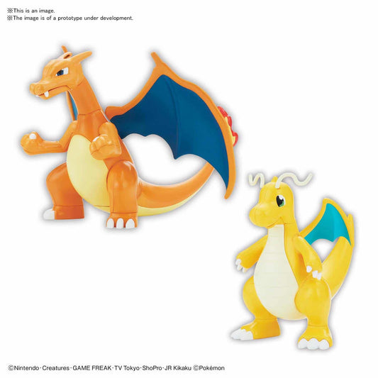 Charizard & Dragonite Model Kit