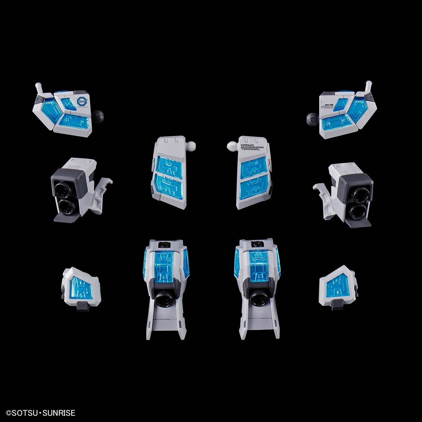 HG RX-78F00/E Gundam G.L.R.S.S. Feather Unit (Chemical Recycle Version)