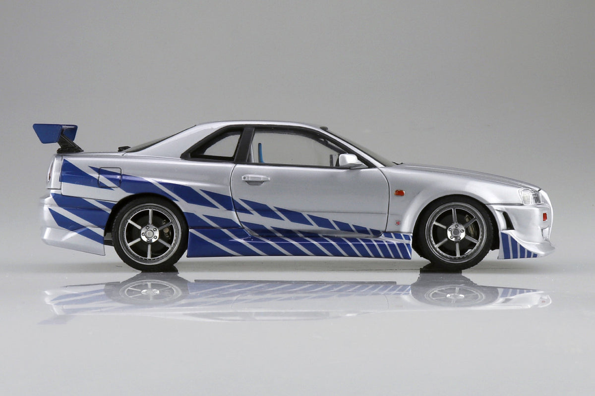 Nissan R34 GTR Model Kit - Fast & Furious