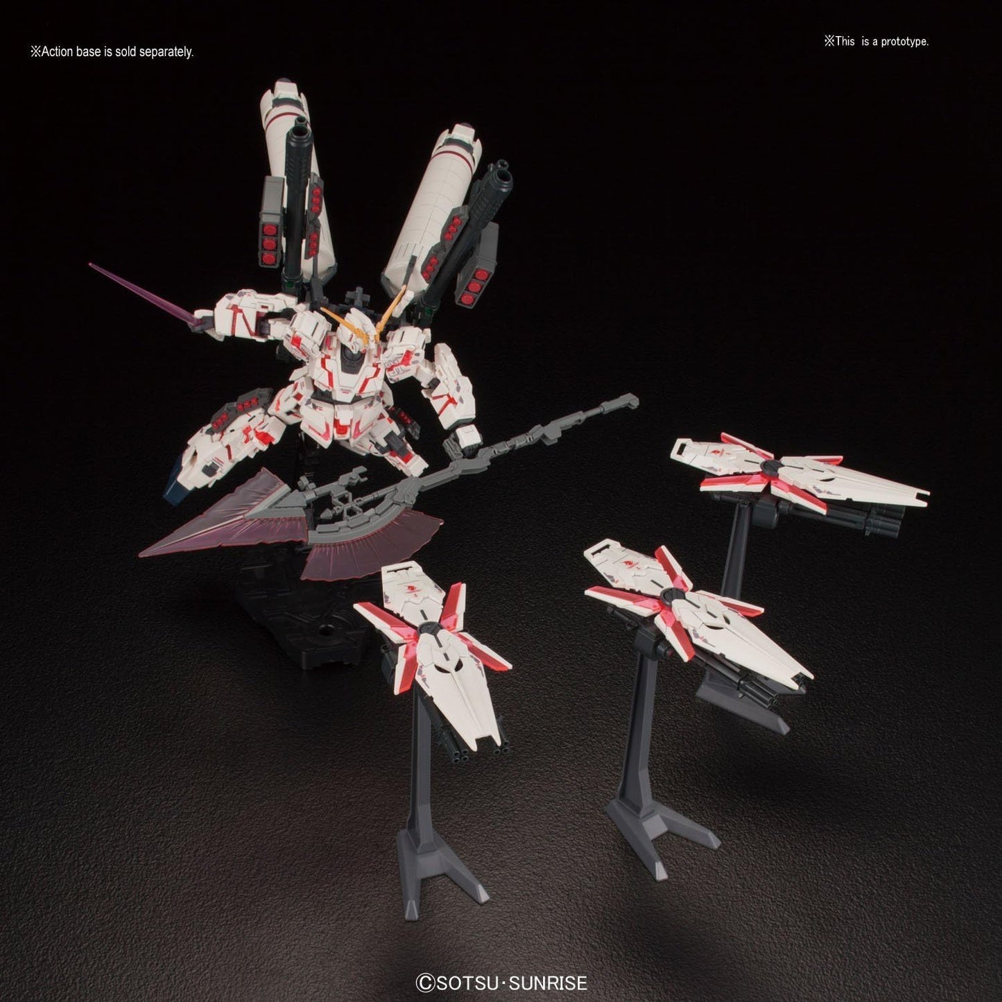 HG Full Armor Unicorn Gundam  (Destroy mode -RED)