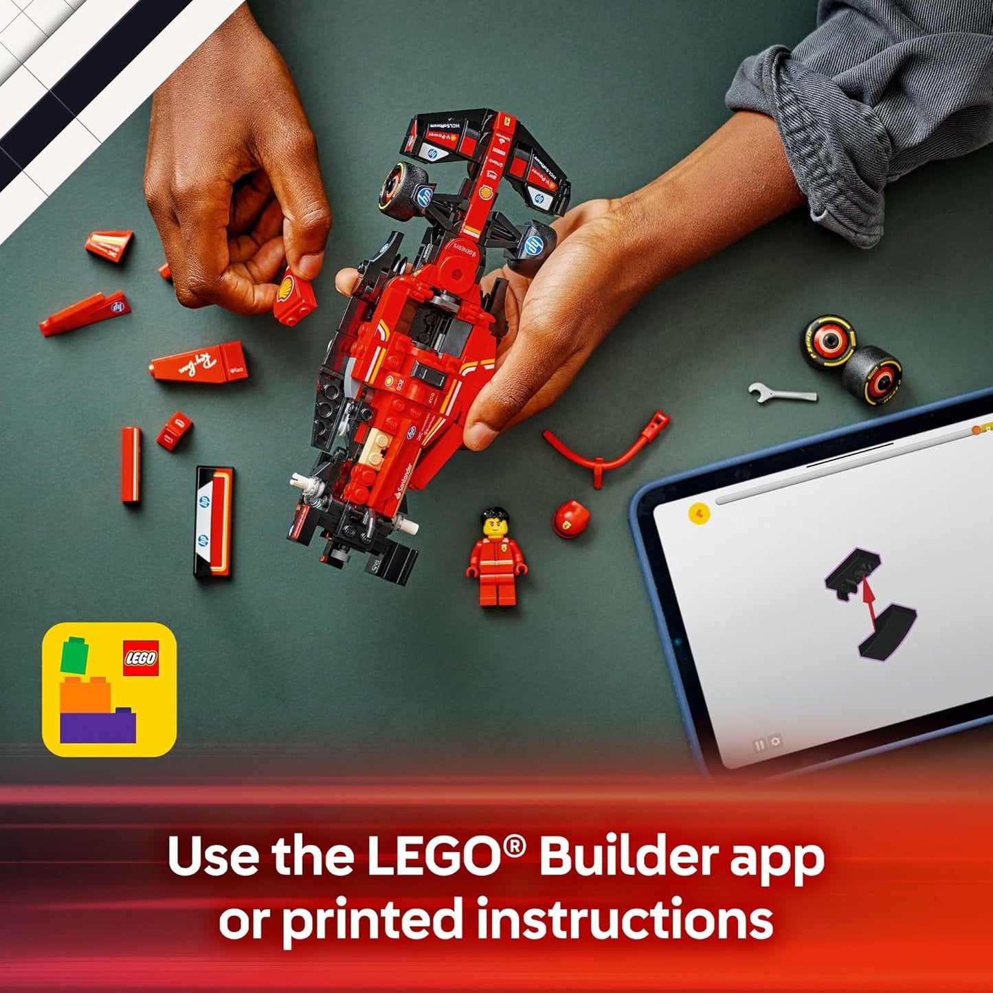 LEGO - Speed Champions: Ferrari SF-24 F1 Race Car - Model Kit