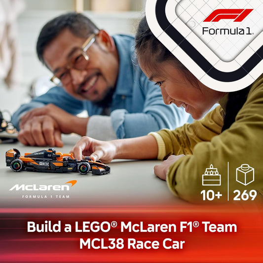 LEGO - Speed Champions: McLaren F1 Team MCL38 F1 Race Car - Model Kit