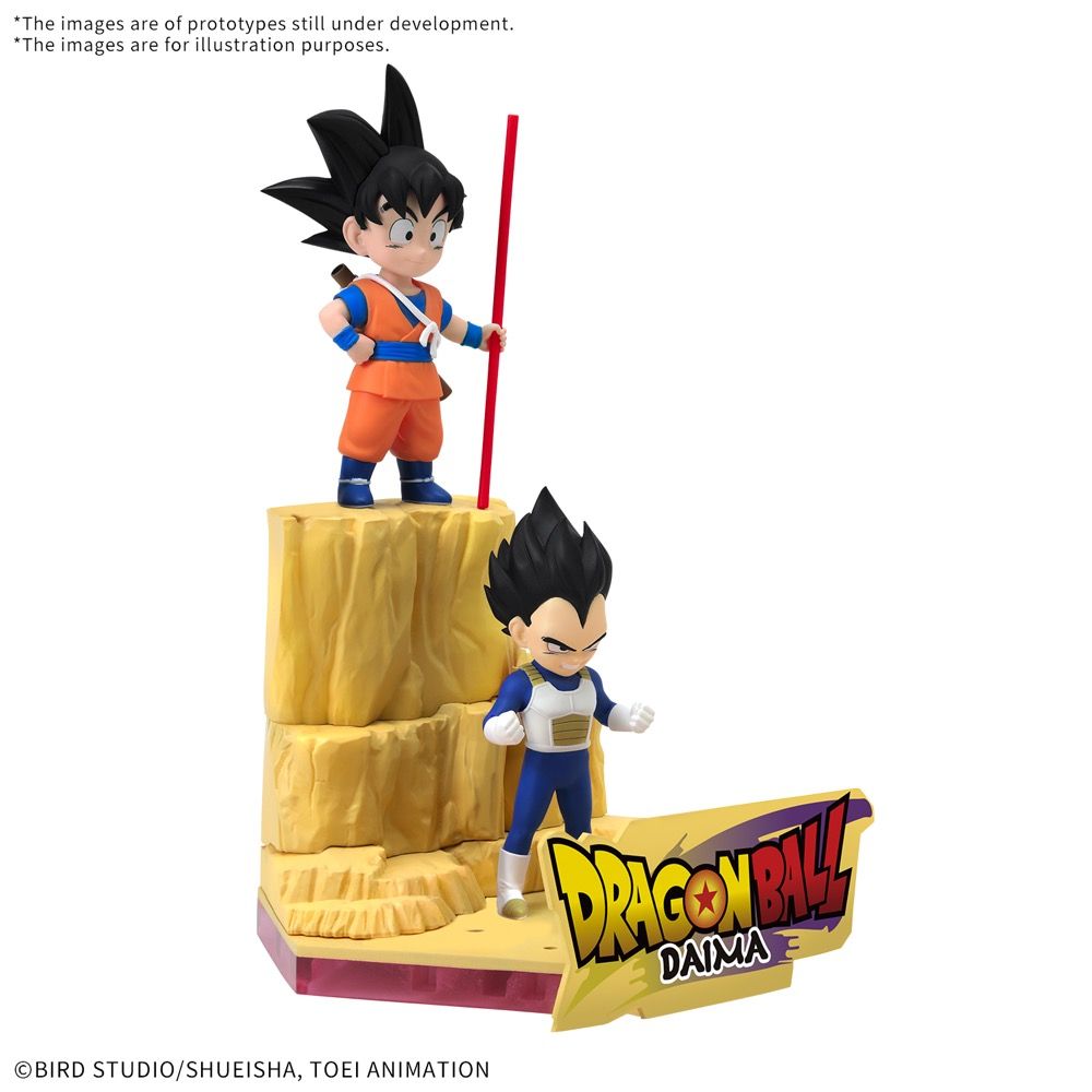 Dragon Ball Daima -  Mini Son Goku and Mini Vegeta Model Kit