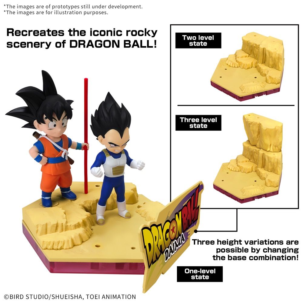 Dragon Ball Daima -  Mini Son Goku and Mini Vegeta Model Kit