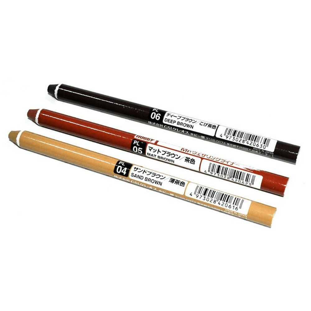 Mr. Hobby-  Mr. Weathering Liner Rust Color Set B