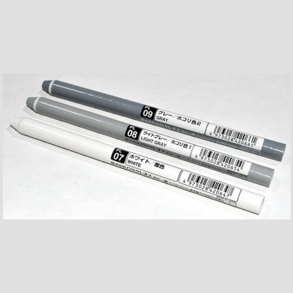 Mr. Hobby-  Mr. Weathering Liner Snow Color Set