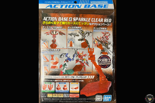 Action Base 2 - Sparkle Clear Red