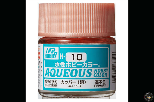 Mr Hobby - Aqueous Hobby Colour -  H10 Gloss Copper