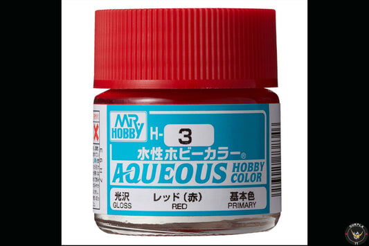 Mr Hobby - Aqueous Hobby Colour - H3 Gloss Red