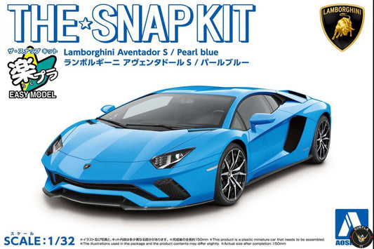 Lamborghini Aventador S Model Kit - Pearl Blue