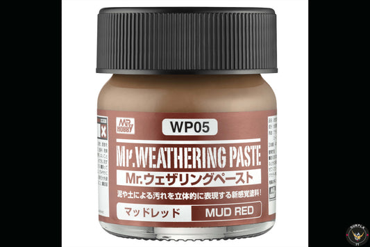 Mr. Hobby-  WP05 Mr. Weathering Paste Mud Red