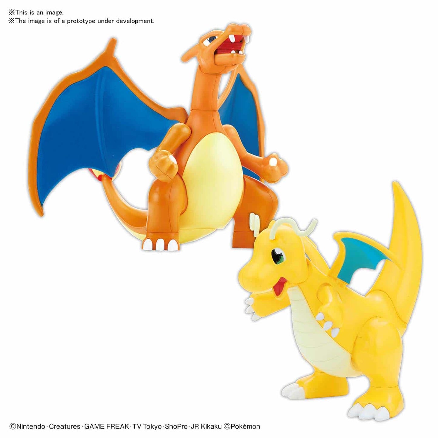 Charizard & Dragonite Model Kit