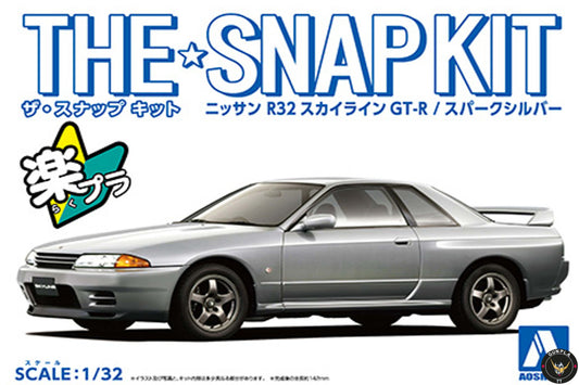 Nissan R32 GT-R Custom Wheel Model Kit - Spark Silver