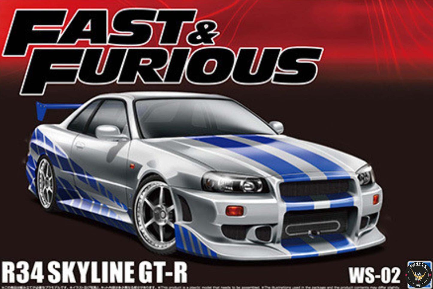 Nissan R34 GTR Model Kit - Fast & Furious
