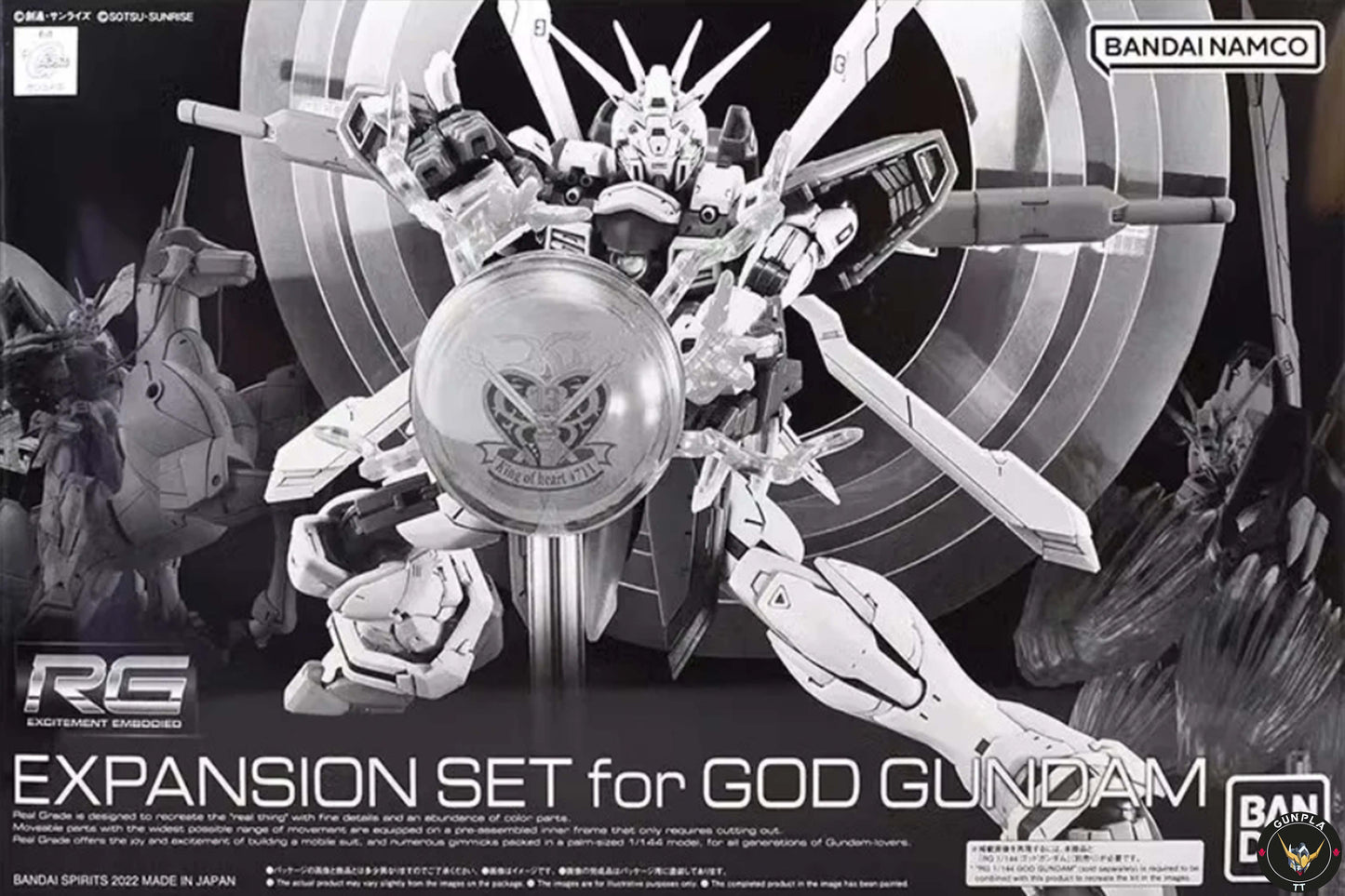 P-Bandai RG EXPANSION SET for GOD GUNDAM (FOR RG God Gundam)