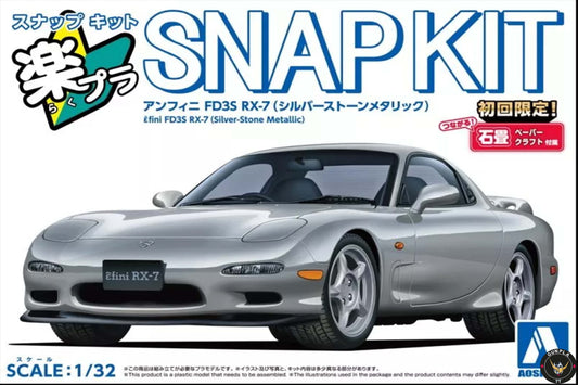 Mazda Efini FD3S RX-7 Model Kit - Silver-Stone Metallic