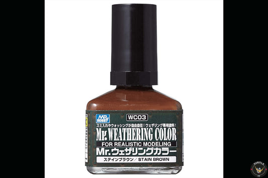 Mr. Hobby-  Mr. Weathering Color Stain Brown