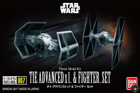 Star Wars: 007 Tie Advanced x1 and Tie Fighter Set